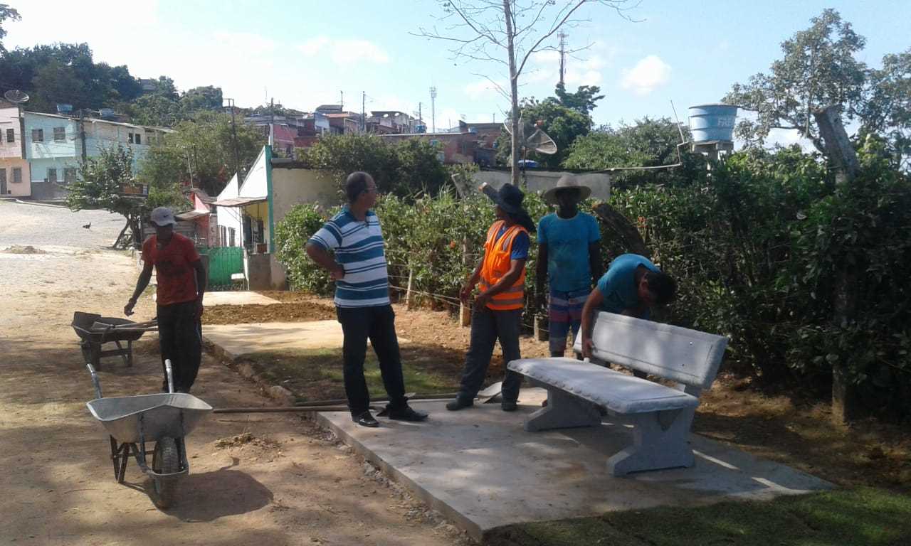 Praça da antiga Caixa d’água recebe reformas